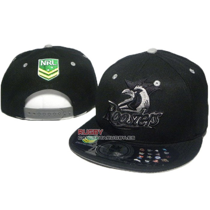 NRL Snapback Gorra Sydney Roosters Negro